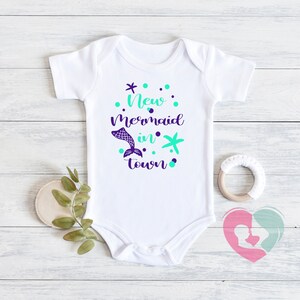 Little mermaid onesie baby online