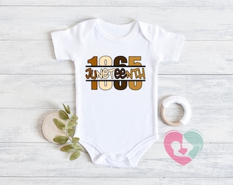 Juneteenth Baby Boy Onesie® - Cute Black African American kids gift- Juneteenth 1865 -  Know Your History African American Onesie®