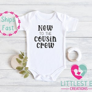 New to the Cousin Crew Onesie® - Cute Little Cousin Baby Onesie® - Cute Cousin Gift - Unisex Onesie®
