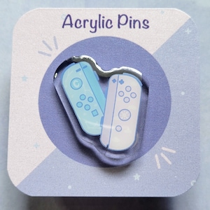 Day Night Pastel Joy Cons 1.5&quot; Acrylic Pin
