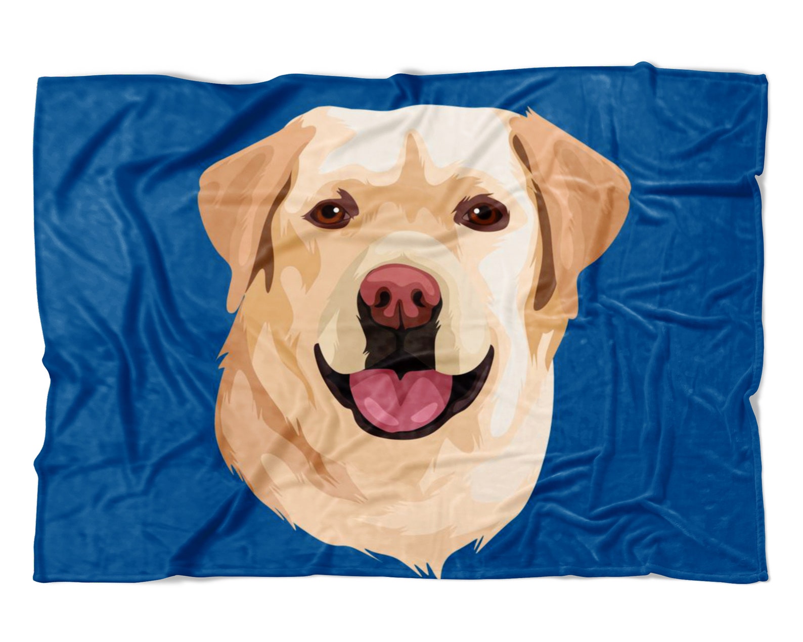 Labrador Dog Blanket Custom Labrador Photo Blanket Etsy
