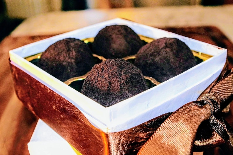 Peanut Butter Whiskey Truffles, handmade from my own recipe, they are melt in your mouth delicious, and make a great gift image 5