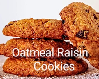 Chewy Oatmeal Raisin Cookies.  When you have a snack attack, nothing beats an old fashioned oatmeal cookie loaded with plump raisins!