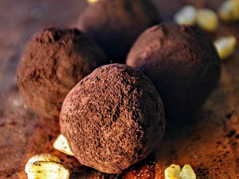 Peanut Butter Whiskey Truffles, handmade from my own recipe, they are melt in your mouth delicious, and make a great gift image 3
