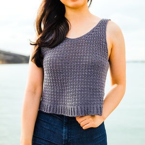 Crochet Mesh Tank Top Top Strukturmuster Camisole Sommer Singlet Crochet Muster Pdf sofortiger digitaler Download für die Rüschen
