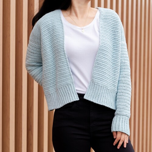 Cuddly Crochet Cardigan Easy Pattern 