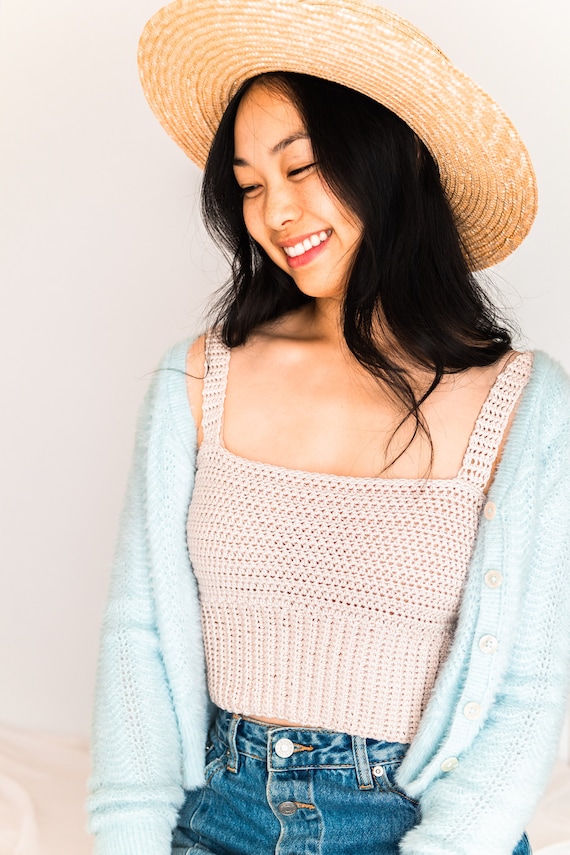 square neck crochet