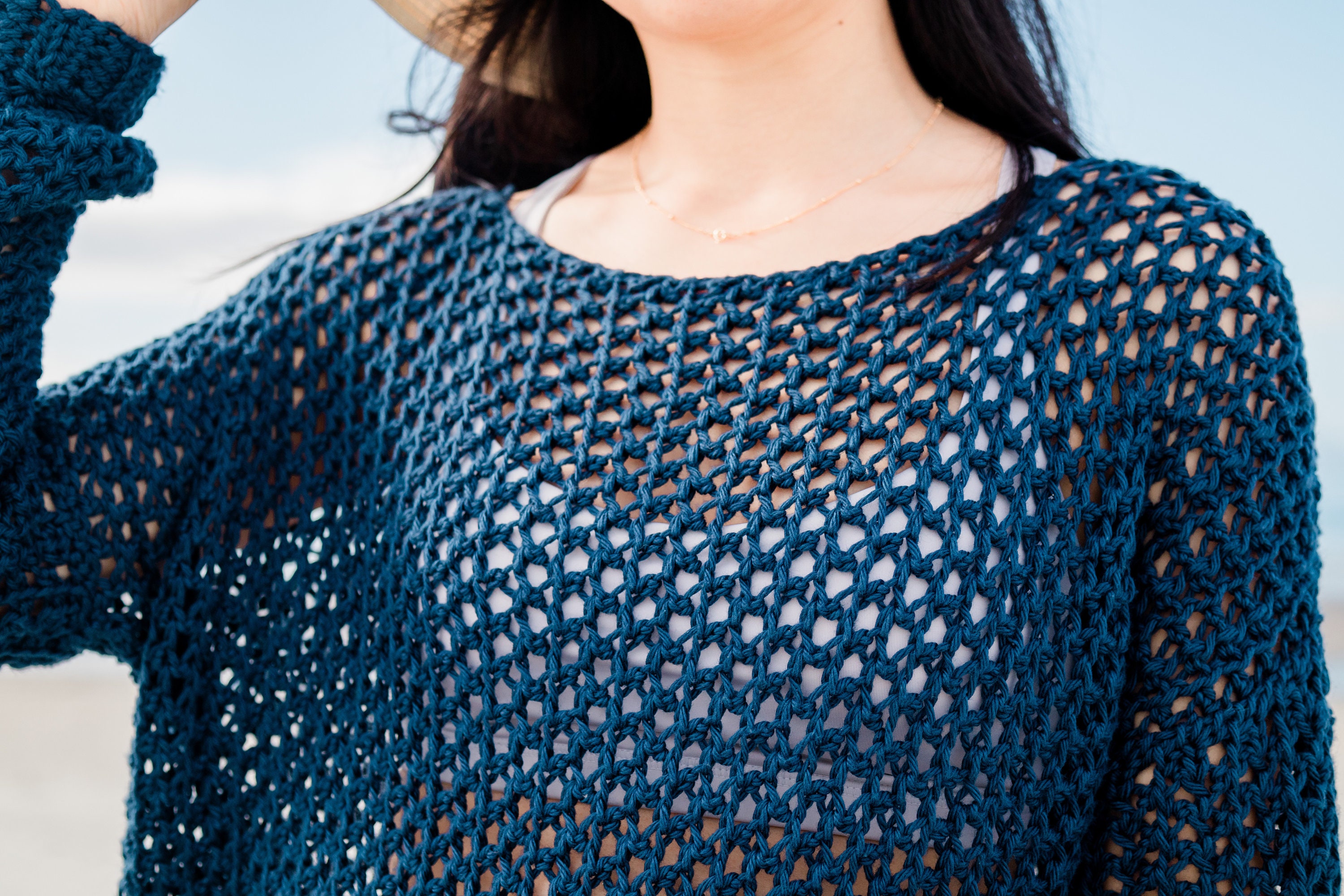 Beach sweater cover up new arrivals