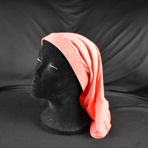 Loc Soc,  Loc Sock, Peach Loc Sock, Orange Loc Soc - Dreadlock Sock -  Loc Sock for Braids -  Stretchy Loc Sock - Unisex Loc Sock