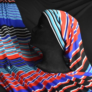 Loc Sock, Blue Loc Soc, Multicolored Loc Soc, Striped Loc Soc, Striped Headwrap