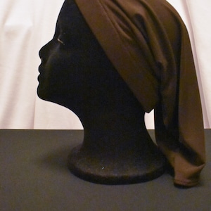 Loc Soc - Dreadlock Sock - Loc Sock for Braids - Stretchy Loc Sock - Brown loc Soc - Loc Sock - Unisex Loc Sock - Headwraps for women