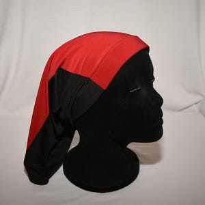 Black Loc Soc - Dreadlock Sock - Red and Black Loc Sock - Loc Sock for Braids -  Stretchy Loc Sock - Loc Sock - Unisex Loc Sock, Red Loc Soc
