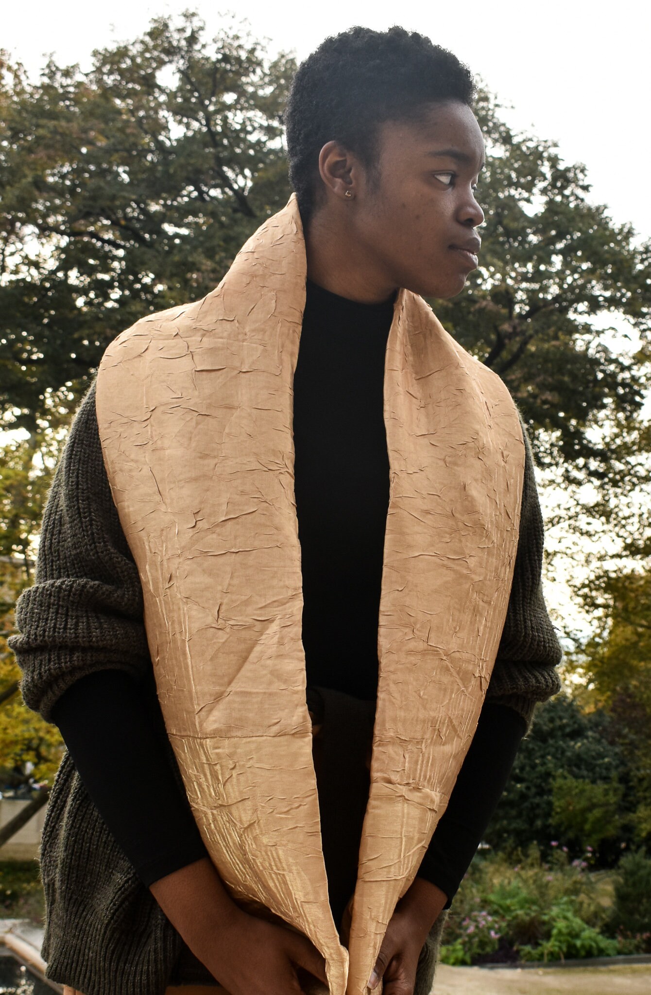 Thin clearance infinity scarf