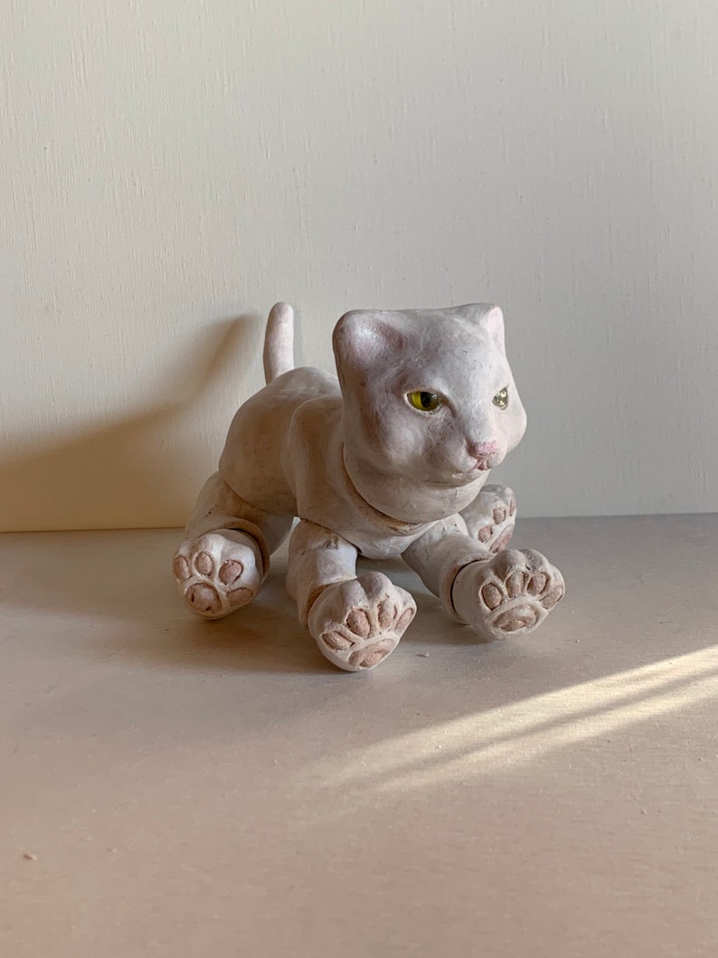 poseable cat model