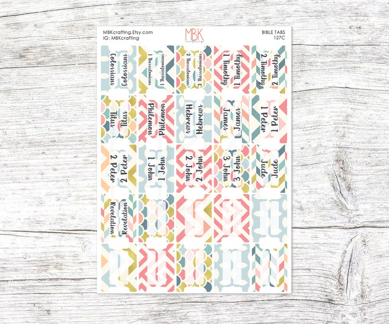Bible Tabs 127 Bible Tabs Bible Stickers Sticker Tabs