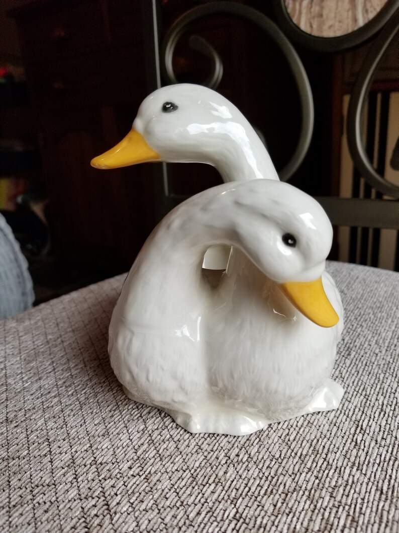 Vintage swan planter