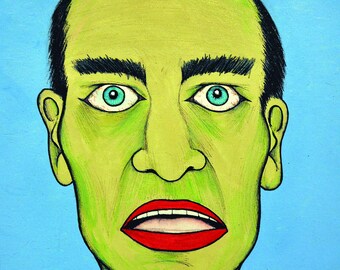 Green Man Art Print: Exclusive Digital Artwork