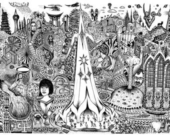 Dream #5: Original Abstract Art Print