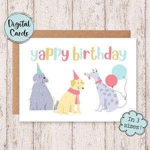 imprimable joyeux anniversaire | imprimable d'anniversaire | Carte numérique de joyeux anniversaire | Carte d'anniversaire numérique | Cartes d'anniversaire imprimables