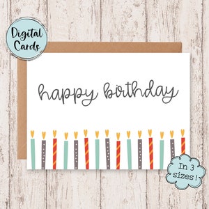 Biglietto d'auguri stampabile / Biglietto d'auguri stampabile / Biglietto d'auguri digitale / Biglietto d'auguri stampabile / Biglietto d'auguri digitale