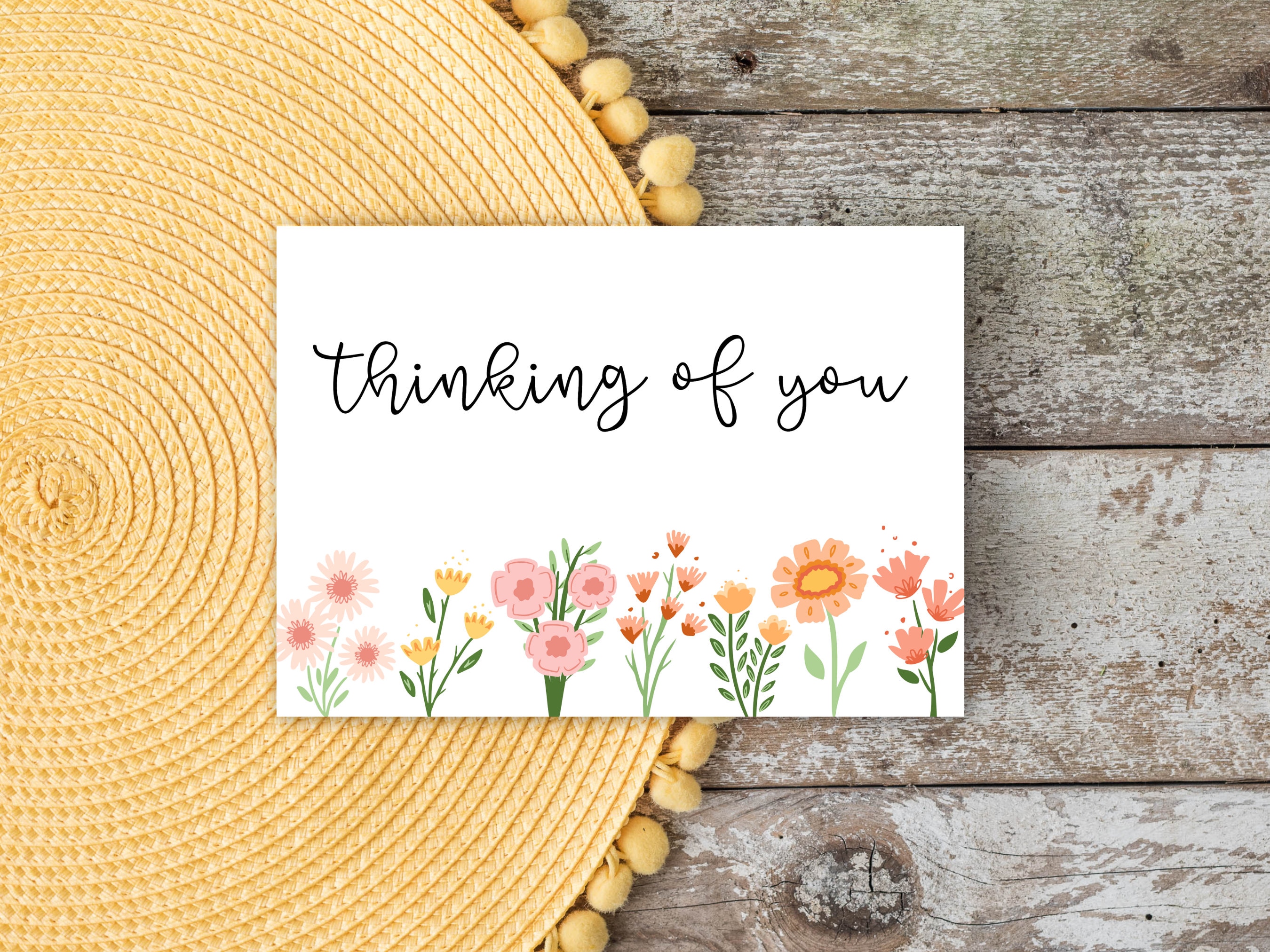 Thinking of You Card Condolences Card Sympathy Card Thinking of You ...