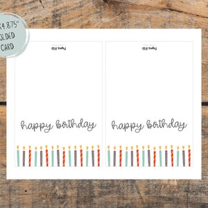 Printable Birthday Card Birthday Card Printable Digital - Etsy