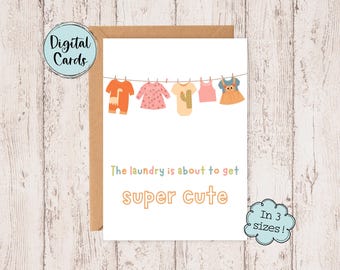 Printable Baby Shower Card | Printable Baby Card | Greeting Card for Baby Shower | New Baby Card | Baby Shower Card Printable | Baby Card