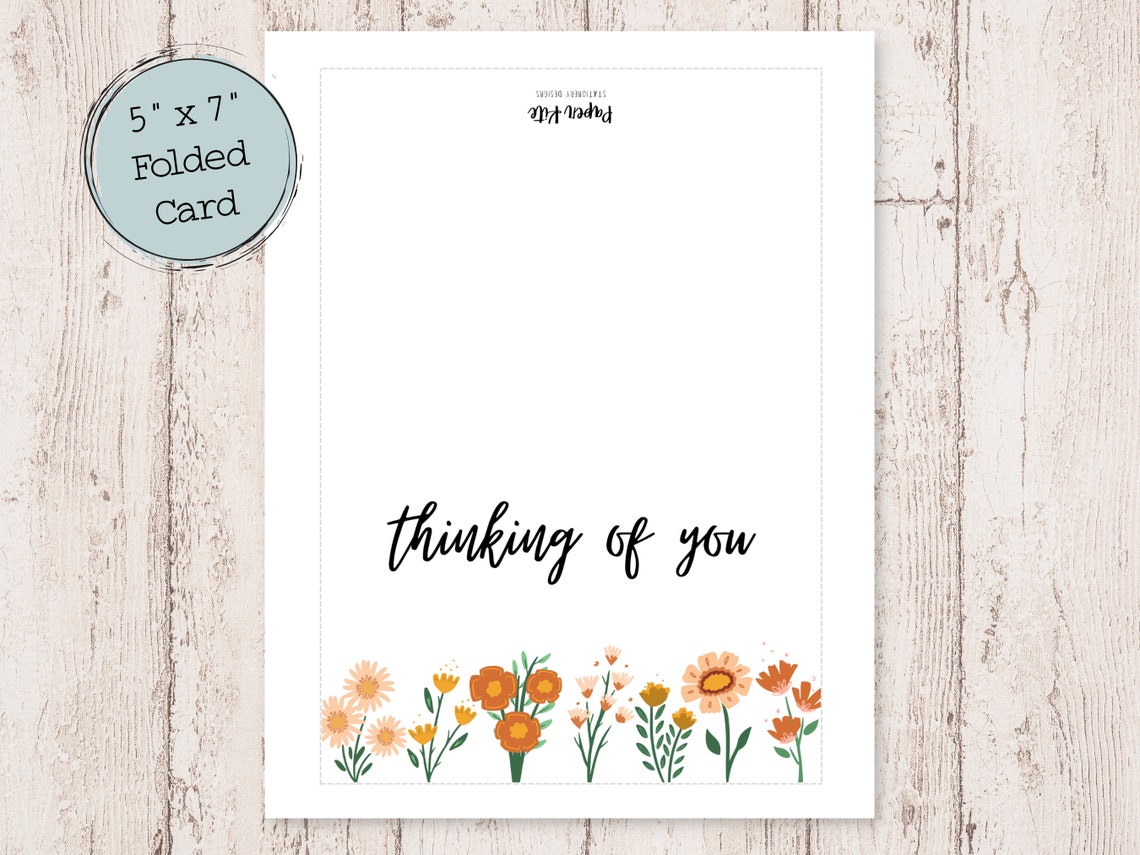 Thinking of You Printable Card | Condolences Card | Sympathy Card ...