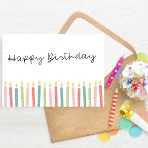 Printable Birthday Card Birthday Card Printable Digital - Etsy