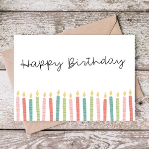 Printable Birthday Card Birthday Card Printable Digital - Etsy