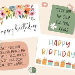 Printable Birthday Card Birthday Card Printable Digital - Etsy