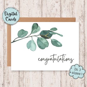 Gefeliciteerd afdrukbare kaarten | Afdrukbare kaart bruiloft gefeliciteerd | Wenskaart voor bruiloften | Gefeliciteerd digitale kaarten