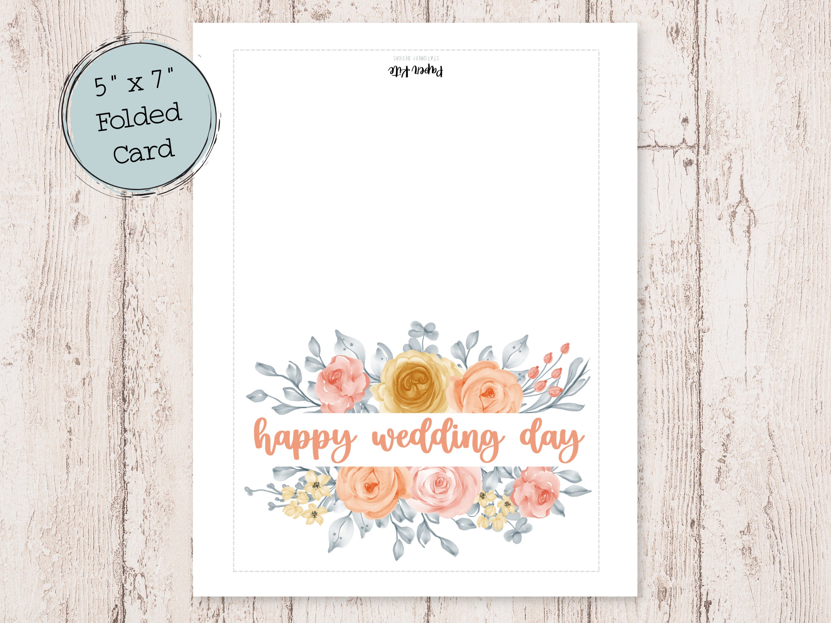 Wedding Congratulations Printable Cards Wedding Congratulations Printable Card Digital Download ...