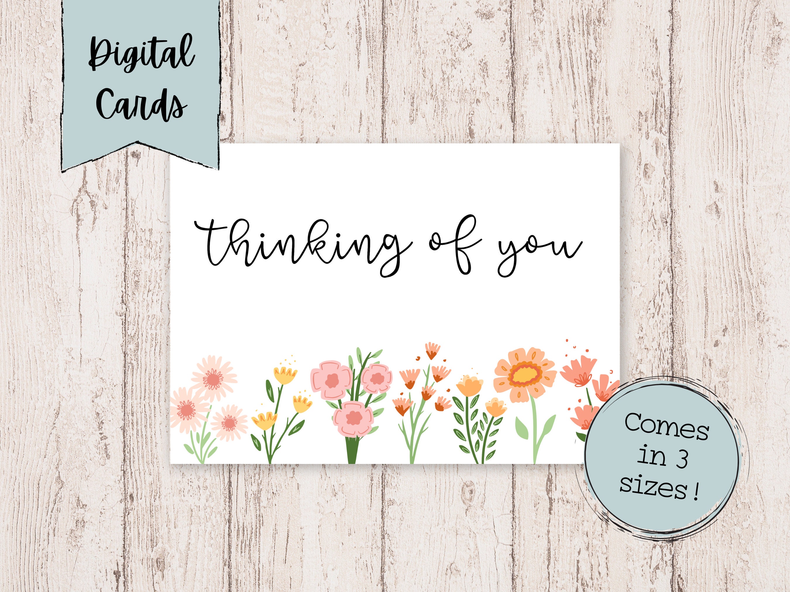 Thinking of You Card Condolences - Il Fullxfull.4854711610 Nr8w 