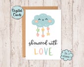Baby Shower Digital Card | Printable Baby Shower Card | Greeting Card for Baby Shower | Digital Baby Shower Card | Card for Baby Shower