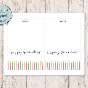 Printable Birthday Card Birthday Card Printable Digital Birthday Cards Printable Happy Birthday Cards Birthday Card Digital image 4