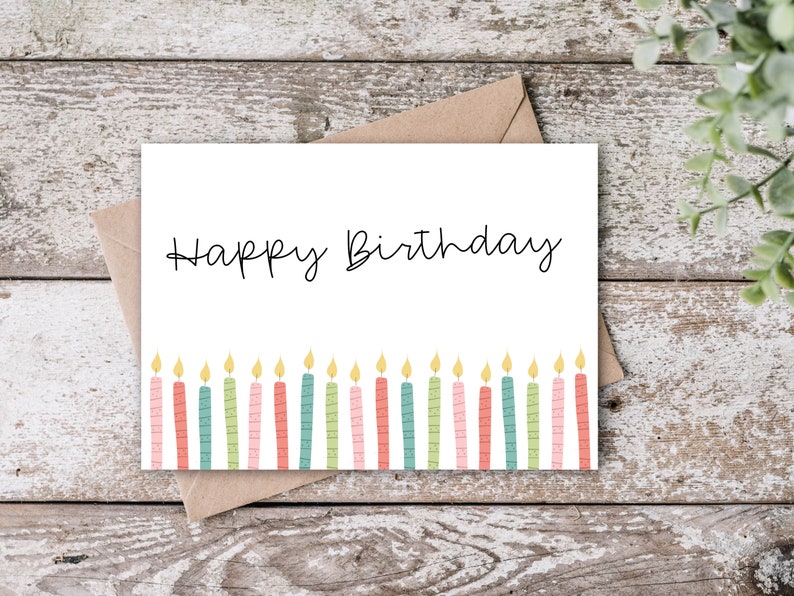 Printable Birthday Card Birthday Card Printable Digital Birthday Cards Printable Happy Birthday Cards Birthday Card Digital image 8