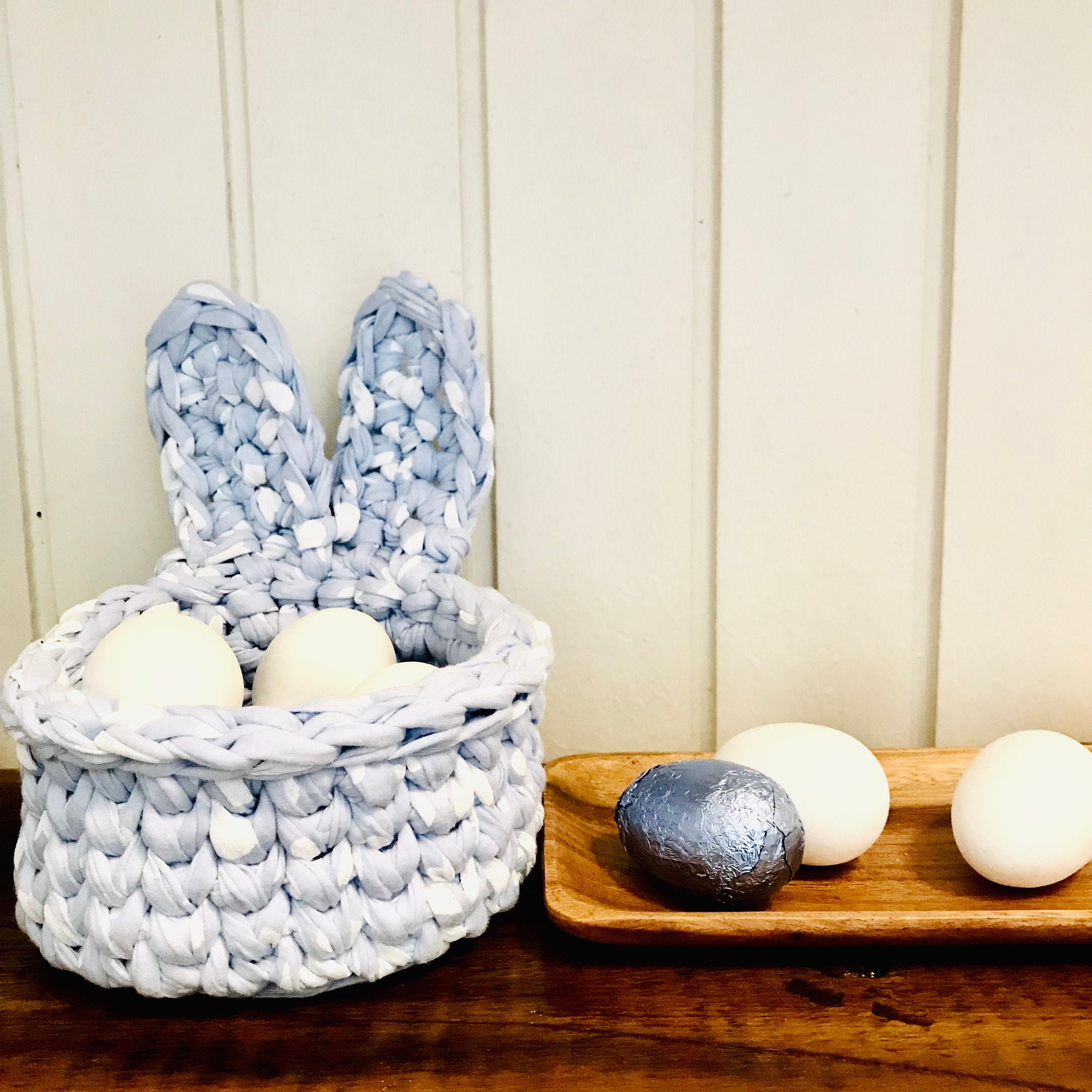Easter Bunny Basket PDF Crochet Pattern - Etsy