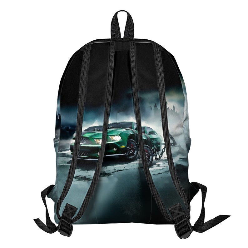 All Over Printed School Backpack Racing Car Unisex Water proof Sale Work Travel rucksack