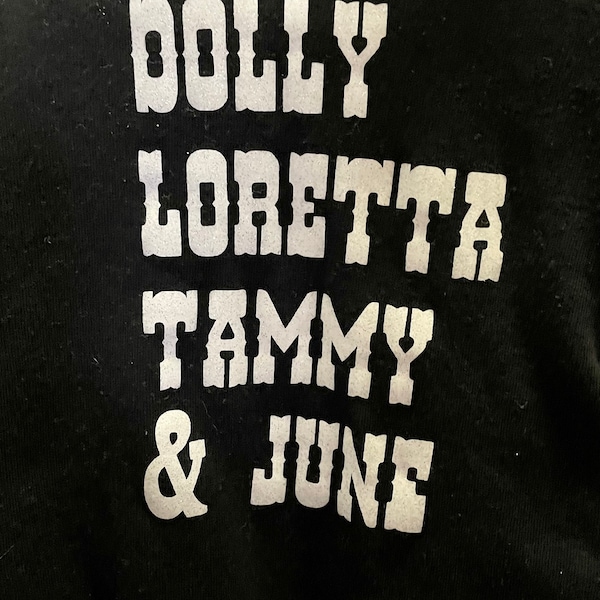 Dolly Parton | Loretta Lynn | Tammy Wynette | June Cater Cash | queen of country bodysuit | country music | baby shower gift ideas | country