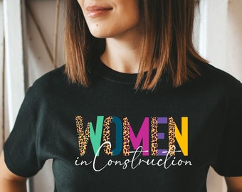 Camiseta de mujeres en la construcción l Sudadera de mujeres en los oficios l Sudadera con capucha feminista y feminista l Camisetas de empoderamiento femenino Regalo para ella