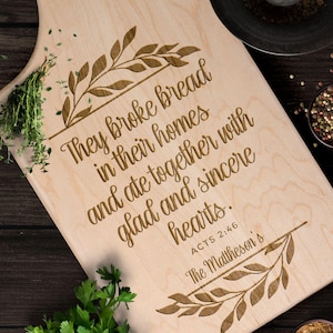 Bible Verse Cutting Board, Pastor&#39;s Wife Appreciation Gift, Pastor Retirement, Church Anniversary Religious Christian Minister Wife Preacher