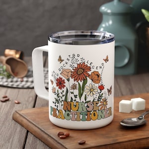 Nurse Practitioner Travel Mug for Women Nurse Practitioner Week NP Graduation Gifts NP Student Future Nurse Practitioner Personalized Mug