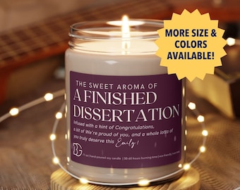 Dissertation Gift Personalized You Lit up Smells Like Candle Funny Edd ...