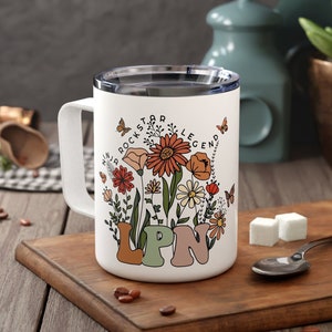 LPN Graduation Travel Mug Personalized Licensed Practical Nurse Gifts Nursing Student Coffee LPN Cup LPN Nurse Gift Lpn Graduate Mug