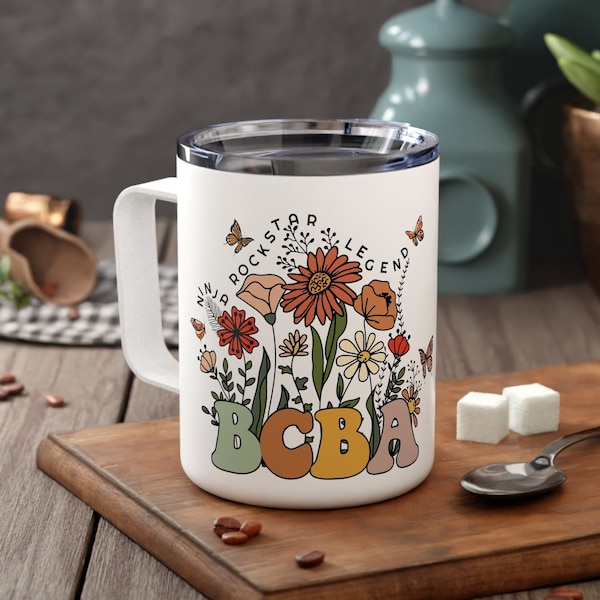 Wildflowers Bcba Mug Etsy