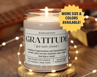 Gratitude Candle Gifts, Nurse Appreciation Week, Volunteer Gifts, Volunteer Thank You Soy Scented Candle, Difference Maker, Employee Gifts