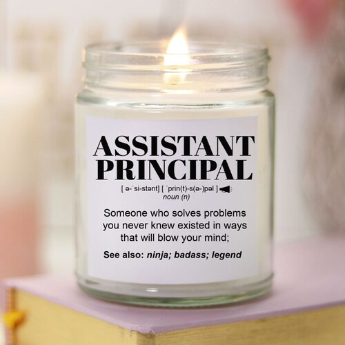ASSISTANT PRINCIPAL Gifts L Funny Candle Gift for Women & Men - Etsy ASSISTANT PRINCIPAL Gifts L Funny Candle Gift for Women & Men - Etsy