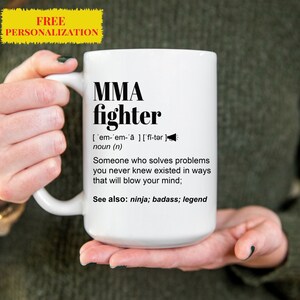 Girl Fighter Mug, Funny Woman Fighting Beast Coffee Mugs, MMA Boxer Gift,  Boxing Gifts, Tumbler Travel Mug Beer Can Holder Cooler 