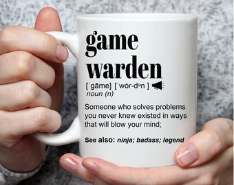Game Warden Gift Etsy